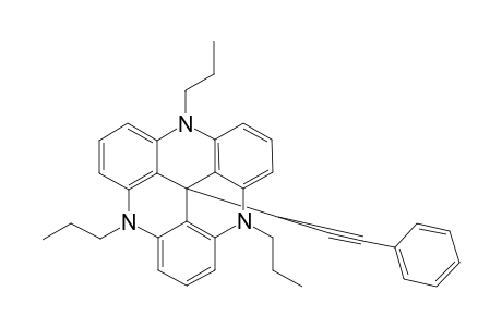12c-Phenyethynyl-4,8,12-tri-n-propyl-4,8,12-triazatriangulene