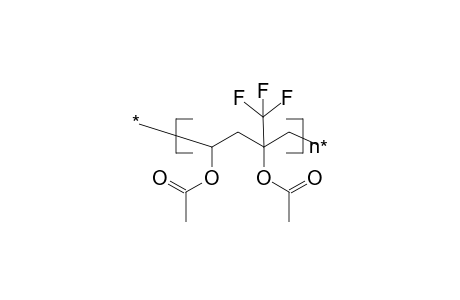 Poly(vinyl acetate-co-alpha-trifluoromethylvinyl acetate)