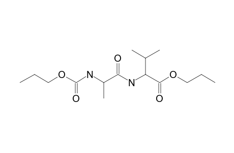 L-Alanyl-L-valine, N-propoxycarbonyl-, propyl ester