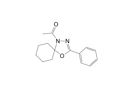 1-(3-phenyl-4-oxa-1,2-diazaspiro[4.5]dec-2-en-1-yl)ethanone