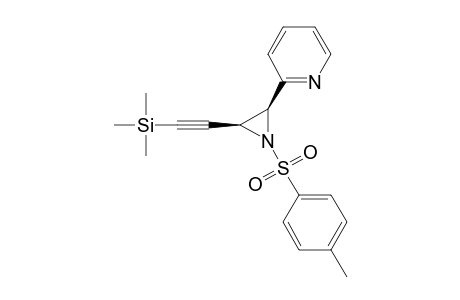 cis-N-Tosyl-3-(pyridinyl)-2-(.beta.-(trimethylsilyl)acetylenyl)aziridine