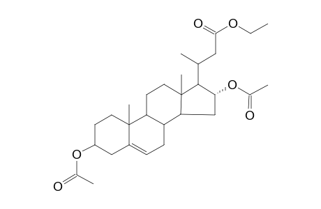 (16R) Ethyl 3,16-diacetoxy-20-methyl-24-nor-chol-5-en-23-oate
