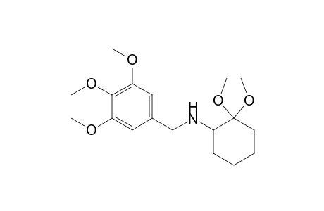 2,2-Dimethoxy-N-[(3,4,5-trimethoxyphenyl)methyl]-1-cyclohexanamine