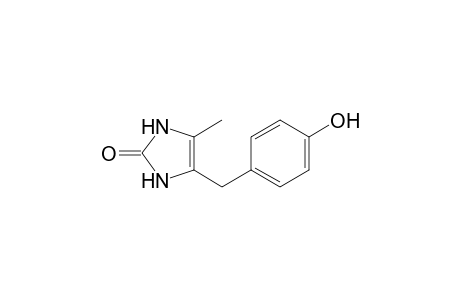 2H-Imidazol-2-one, 1,3-dihydro-4-[(4-hydroxyphenyl)methyl]-5-methyl-