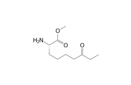 (S)-2-Amino-7-oxononanic acid methyl ester