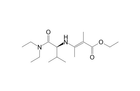 N-(2-Ethoxycarbonyl-1-methyl-1-propenyl)-L-valine diethylamide