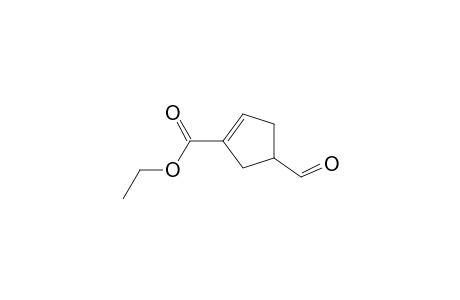 4-formyl-1-cyclopentenecarboxylic acid ethyl ester