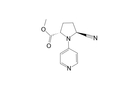 (2S,5S)-methyl 5-cyano-1-(pyridin-4-yl)-pyrrolidine-2-carboxylate