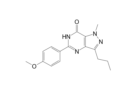 5-(4-Methoxyphenyl)-1-methyl-3-propyl-4H-pyrazolo[4,3-d]pyrimidin-7-one