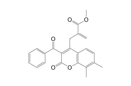 Methyl 2-[(3-Benzoyl-7,8-dimethyl-2-oxo-2H-chromen-4-yl)methyl]-acrylate