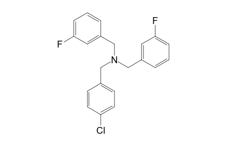 N,N-Bis(3-fluorobenzyl)-4-chlorobenzylamine