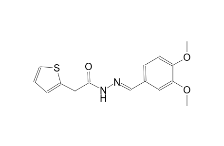 N'-[(E)-(3,4-dimethoxyphenyl)methylidene]-2-(2-thienyl)acetohydrazide