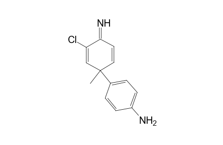 4-(4-Aminophenyl)-2-chloro-4-methylcyclohexa-2,5-dienimine