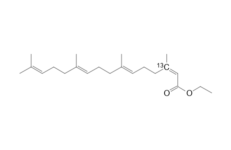 Ethyl (2Z,6E,10E)-(3-13C)-3,7,11,15-tetramethylhexadeca-2,6,10,14-tetraenoate