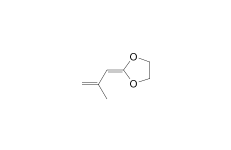 2-(2-methylprop-2-enylidene)-1,3-dioxolane