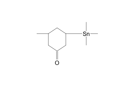 [(1R,3S)-3-METHYL-5-OXOCYCLOHEXYL]TRIMETHYLSTANNANE
