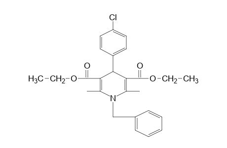 1-benzyl-4-(p-chlorophenyl)-1,4-dihydro-2,6-dimethyl-3,5-pyridinedicarboxylic acid, diethyl ester