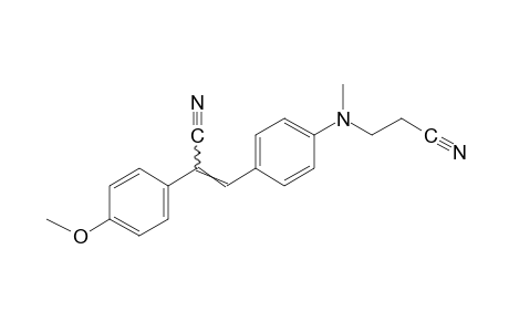 3-{p-[(2-cyanoethyl)methylamino]phenyl}-2-(p-methoxyphenyl)acrylonitrile