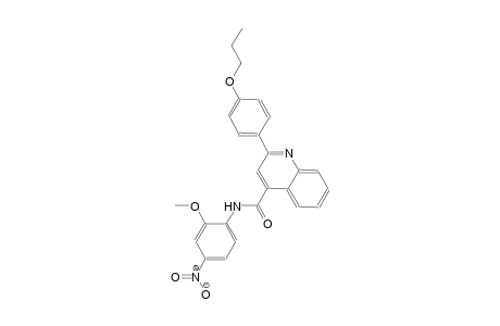 N-(2-methoxy-4-nitrophenyl)-2-(4-propoxyphenyl)-4-quinolinecarboxamide