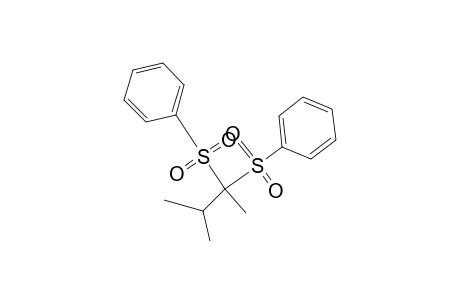 Benzene, 1,1'-[(1,2-dimethylpropylidene)bis(sulfonyl)]bis-