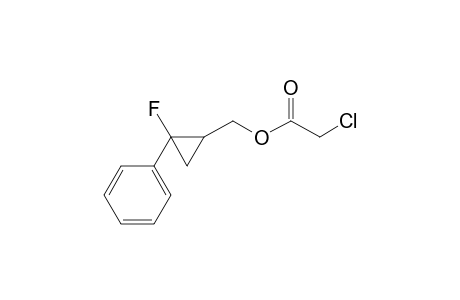 (2-fluoro-2-phenylcyclopropyl)methyl chloroacetate