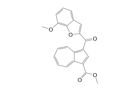 1-[7'-Methoxybenzofuran-2'-carbonyl]-3-(methoxycarbonyl)azulene