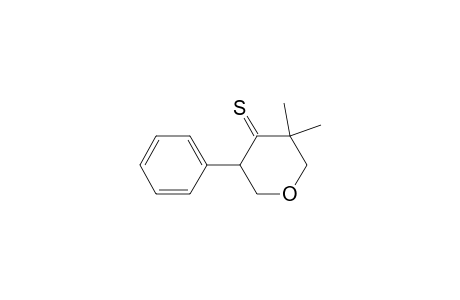 3-Phenyl-5,5-dimethyl-tetrahydro-4-thiopyrone
