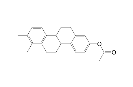 2-Chrysenol, 4b,5,6,10b,11,12-hexahydro-7,8-dimethyl-, acetate