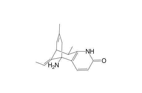 (11E)-11-Ethylidene-5-amino-5,6,9,10-tetrahydro-7,10-dimethyl-5,9-methano-cycloocta[b]pyridin-2(1H)-one