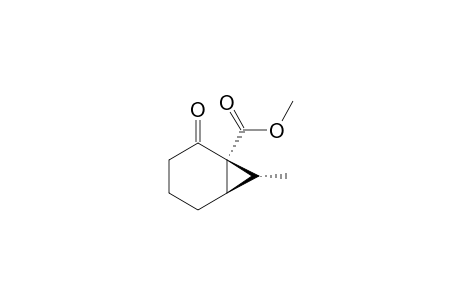 METHYL-7-METHYL-2-OXO-BICYClO-[4.1.0]-HEPTANE-1-CARBOXYLATE