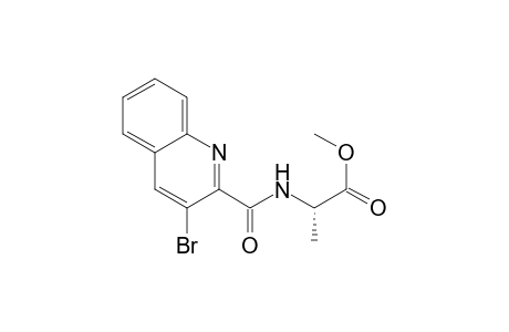 Methyl-(3-bromoquinoline-2-carbonyl)-alaninate