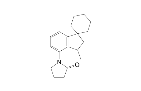 3-Methyl-4-(2-oxopyrrolidin-1-yl)spiro[indane-1,1'-cyclohexane]