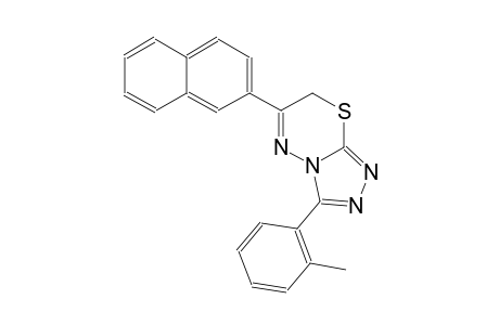 3-(2-methylphenyl)-6-(2-naphthyl)-7H-[1,2,4]triazolo[3,4-b][1,3,4]thiadiazine