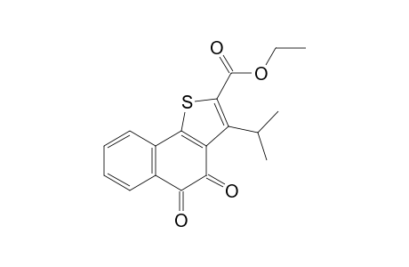 Ethyl 3-(1-Methylethyl)-4,5-dioxo-4,5-dihydronaphtho[1,2-b]thiophene-2-carboxylate