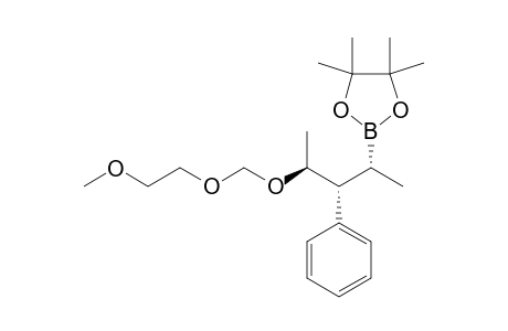 2-[(1S*,2S*,3R*)-3-[(2-METHOXYETHOXY)-METHOXY]-1-METHYL-2-PHENYLBUTYL]-4,4,5,5-TETRAMETHYL-1,3,2-DIOXABOROLANE