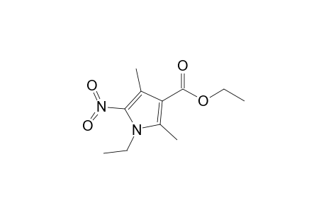 Ethyl 1-ethyl-3,5-dimethyl-2-nitropyrrole-4-carboxylate