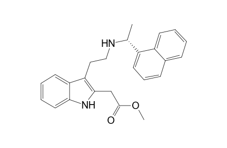 2-[(Methoxycarbonyl)methyl]-3-[2-[1(R)-(1-naphthyl)ethyl]amino]ethyl]indole