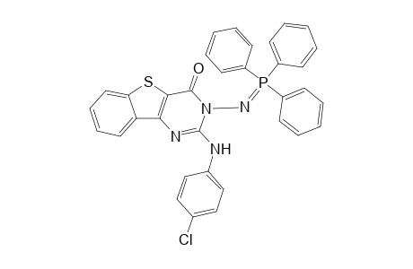2-(4-Chlorophenyl)amino-3-(triphenylphosphoranylidene)amino-benzo[4,5]thieno[3,2-d]pyrimidin-4(3H)-one