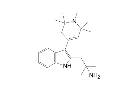 2-(2-Amino-2-methylpropyl)-3-(1,2,2,6,6-pentamethyl-1,2,3,6-tetrahydro-4-pyridyl)indole