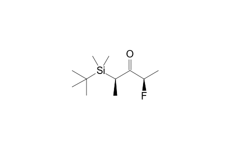 (2R,4R)-2-(t-Butyldimethylsilyl)-4-fluoro-3-pentanone
