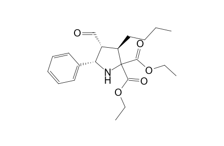 (3R,4R,5S)-3-butyl-5-phenyl-4-formyl-pyrrolidine-2,2-diethyl dicarboxylate