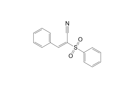 (2E)-3-phenyl-2-(phenylsulfonyl)-2-propenenitrile