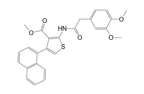 methyl 2-{[(3,4-dimethoxyphenyl)acetyl]amino}-4-(1-naphthyl)-3-thiophenecarboxylate