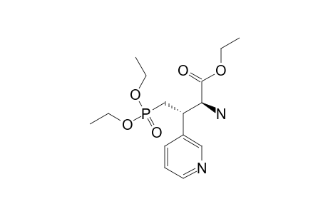 ETHYL-(2R,3S)-2-AMINO-3-(PYRIDIN-3-YL)-4-(DIETHOXYPHOSPHORYL)-BUTANOATE