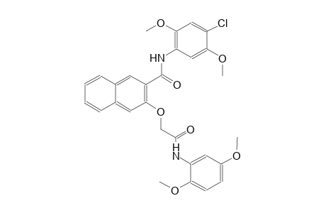 2-naphthalenecarboxamide, N-(4-chloro-2,5-dimethoxyphenyl)-3-[2-[(2,5-dimethoxyphenyl)amino]-2-oxoethoxy]-