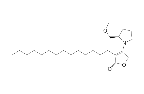3-[(2R)-2-(methoxymethyl)-1-pyrrolidinyl]-4-tetradecyl-2H-furan-5-one