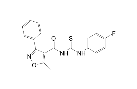 1-(p-fluorophenyl)-3-[(5-methyl-3-phenyl-4-isoxazolyl)carbonyl]-2-thiourea