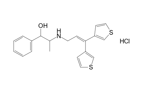 a-{1-[(3,3-di-3-thienylallyl)amino]ethyl}benzyl alcohol, hydrochloride