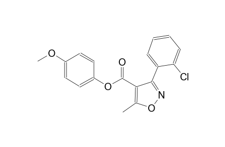 4-isoxazolecarboxylic acid, 3-(2-chlorophenyl)-5-methyl-, 4-methoxyphenyl ester
