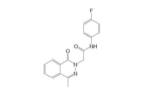 N-(4-fluorophenyl)-2-(4-methyl-1-oxo-2(1H)-phthalazinyl)acetamide